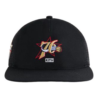Kith Kith & 47 for NBA All-Star Philadelphia 76ers Trucker Hat Black KHM051493-001