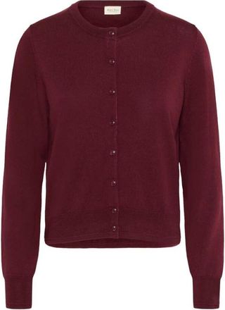 Part Two Klassieke Cardigan Sweater - Dames - Vesten - Rood - L - Wol - Truien & Vesten