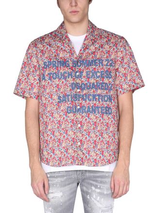 Dsquared2 Cotton Bowling Bowling Shirt - Multicolor