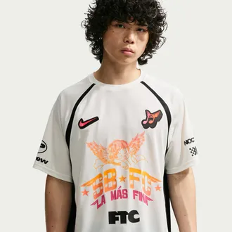 Nike Mens Nike SB Skate Jersey in White | IR6760-133