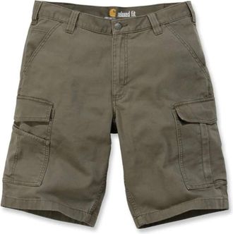 Carhartt Work in Progress Rigby Rugged Cargo Short - Heren - Korte Broeken - Grijs - W36 - Katoen - Korte Broeken