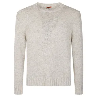 Barena Round-neck Knitwear, male, Beige, Size: 2XL Round-neck Knitwear