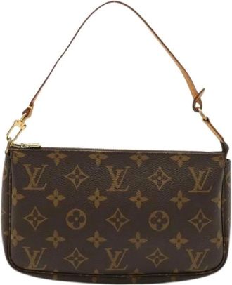 Louis Vuitton Pre-owned Mini Bags, female, Brown, Size: ONE SIZE Pre-owned Monogram Pouch