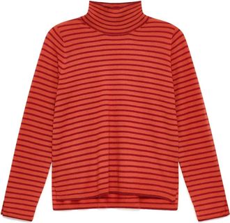 Maliparmi Soft Touch Knit - Dames - Coltruien - Oranje - L - Wol - Truien & Vesten