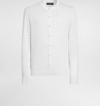 Dolce & Gabbana Cardigan C/bottoni - Man Sweaters And Cardigans White 46