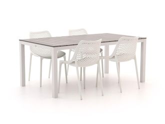 Forza Furniture Forza Ripi/Fidenza 183cm dining tuinset 5-delig stapelbaar