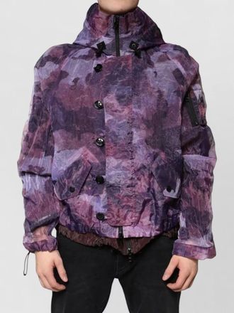 Dolce & Gabbana camouflage hooded parka jacket