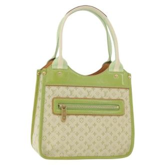 Louis Vuitton Pre-owned Canvas Handbag - Dames - Pre-owned - Groen - Maat: ONE Size