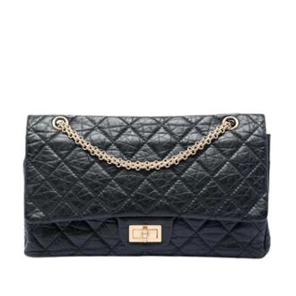 Chanel Pre-owned Reissue Flap Shoulder Bag - Dames - Pre-owned - Zwart - Maat: ONE Size Leer