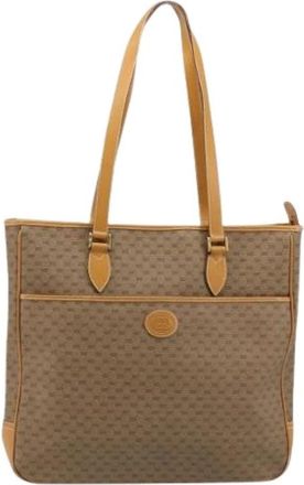 Gucci Pre-owned Tote Bag - Dames - Vintage Shopper - Beige - ONE Size - Leer - Vintage