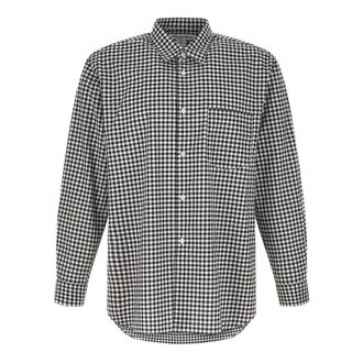 Comme Des Gar&ccedil;ons Casual Shirts, male, Multicolor, Size: S Vichy Print Cotton Poplin Shirt