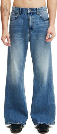 Cotton On Mens Baggy Bootcut Jean in Nebraska Blue at Nordstrom, Size 32 X 32