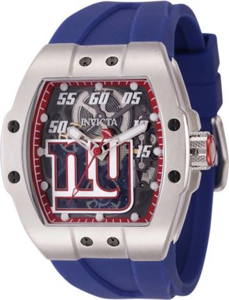 Invicta Nfl New York Giants Automatic Red Dial Mens Watch 45060