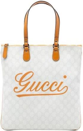 Gucci Pre-owned Tote Bags, female, White, Size: ONE SIZE Pre-owned Shoulder Bag