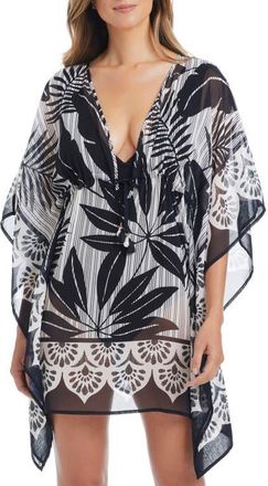 Bleu Rod Beattie Chiffon Cover-Up Caftan in Black at Nordstrom, Size Medium