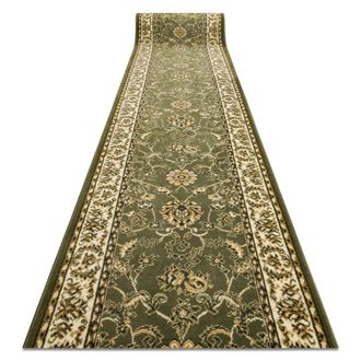 RugsX Rugsx - Alfombra De Pasillo Bcf Morad Klasyk Cl&aacute;sico Verde Oliva 120 Cm Green 120x1200 Cm