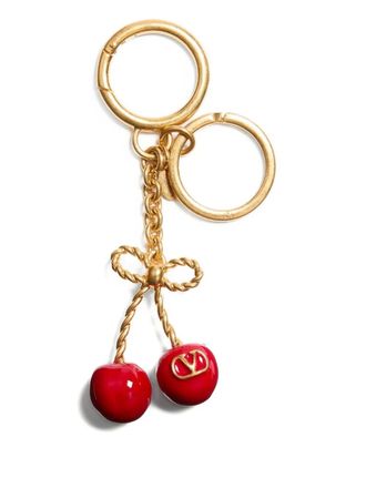 【関税＆送料込み】Valentino Garavani Coeur  Key Ring Valentino Garavani VLOGO Signature Heart Charm Keyring