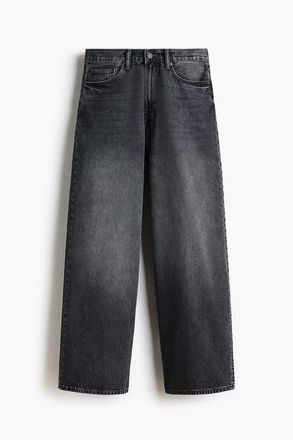H&M Wide Jeans in Denim Gray at Nordstrom, Size 38 X 32
