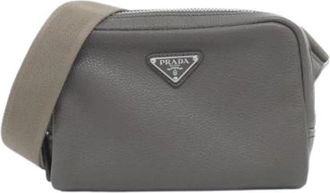 Prada Pre-owned Bambu Schoudertas - Dames - Vintage Schoudertas - Bruin - ONE Size - Bamboe - Vintage