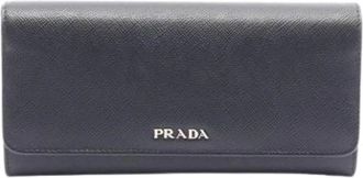 Prada Pre-owned Wallets, female, Black, Size: ONE SIZE Pre-owned Wallet