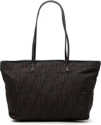 Fendi Pre-owned Fendi Small Zucca Nylon Roll Tote Ladies 96VP0SXY6XVDMJCQ