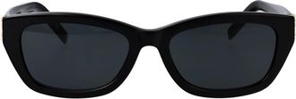 Saint Laurent SL M153 Zonnebrillen - unisex - Zonnebrillen - Zwart - 55 MM - Accessoires
