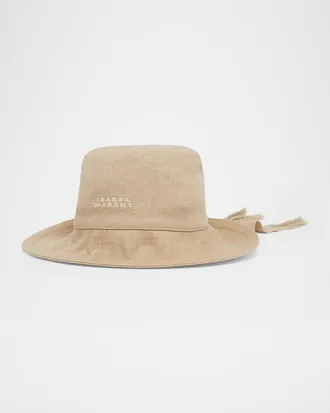 Isabel Marant Shaley Embroidered Bucket Hat