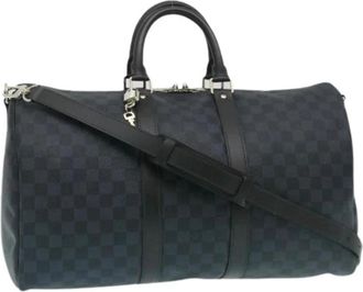 Louis Vuitton Pre-owned Canvas Weekendtas - Dames - Vintage Weekendtas - Zwart - ONE Size - Vintage