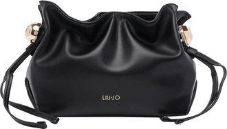 Liu Jo Black Logo Shoulder Bag