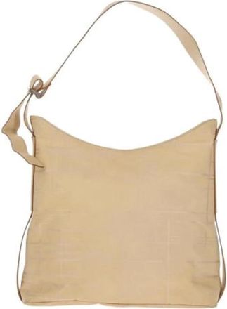 Ferragamo Pre-owned Leren Schoudertas - Dames - Vintage Schoudertas - Beige - ONE Size - Leer - Vintage