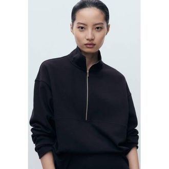 Mango schipperstrui marineblauw