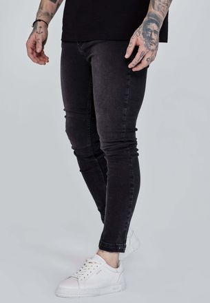 Siksilk Skinny-fit-Jeans SIKSILK Siksilk Jeans Skinny Jeans, Herren, Gr. 30, N-Gr, schwarz, Obermaterial: 98% Baumwolle CO. 2% Elasthan EL., Jeans Skinny-fit-