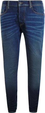 Diesel Heren Tepphar-X Katoenen Denim Slim Jeans (Donkerblauw)