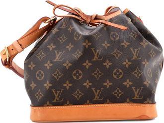 Louis Vuitton Petit Noe NM Handbag bucket-tas met monogram canvas - Bruin