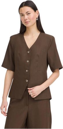 Ichi Mujer, Blusas y Camisas, Marr&oacute;n, Talla: 2XL
