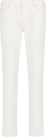 Emporio Armani J06 Slim-fit Jeans - Heren - Slim Fit Jeans - Wit - W38 - Katoen - Jeans