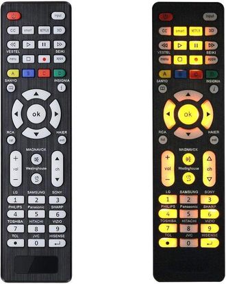 No Brand Control Remoto Universal Para Retroiluminaci&oacute;n Compatible Con Samsung, Lg, Philips, Toshiba, Hitachi, Sony, Sharp, Vizio, Jvc, Tcl, Hisense Y Panasoni