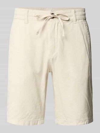 Lindbergh Lindbergh Bermudas aus Leinen-Mix mit franz&ouml;sischen Eingrifftaschen in Sand, Gr&ouml;&szlig;e XXXL