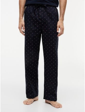 Tommy Hilfiger Mens Printed Sleep Pant - Navy - XL