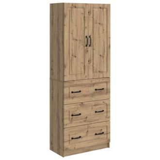 vidaXL Juego De Armarios 2 Uds. 66 X 34,5 X 87 Cm Madera De Ingenier&iacute;a Vidaxl