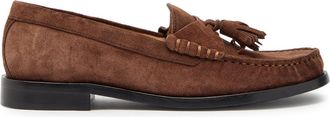 Stuart Weitzman Stuart Weitzman Lottie Tassel Suede Loafers - Brown - 39 (IT39/ UK6)