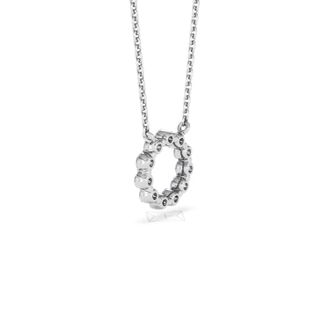 The Diamond Store Lab Diamond Eternal Glow Circle Necklace 0.25ct in 925 Silver