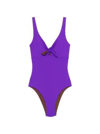 Fisico One-Piece Swimsuit With Knot