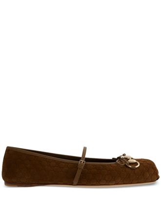 Gucci Horsebit ballet flats - Brown