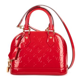 Louis Vuitton Pre-owned Womens Alma BB Shoulder Bag - Red - One Size