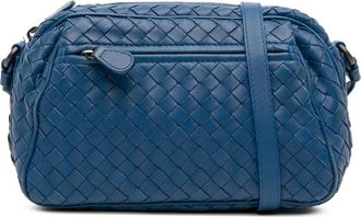 Bottega Veneta Borsa a tracolla Intrecciato in nappa 2012-2025 - Blu