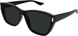 Saint Laurent SL 758 001 Womens Sunglasses Black Size 63