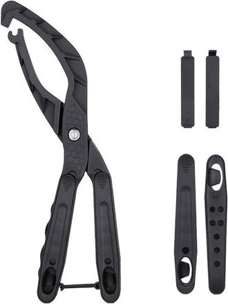 No Brand Alicates Para Neum&aacute;ticos - Herramienta Para Neum&aacute;ticos De Bicicleta - Cambio De Neum&aacute;ticos - Apertura Ergon&oacute;mica Ancha - Longitud: 245 Cm - Color Negr