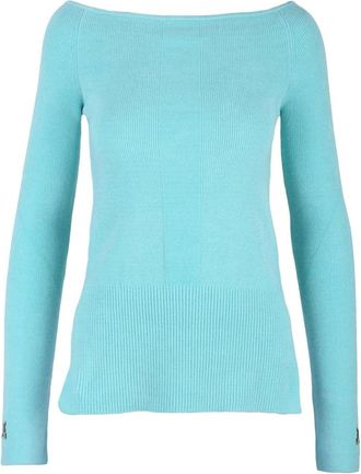 Patrizia Pepe Dames, Truien, Blauw, Maat: S Poliester