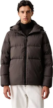 Marc O'Polo Puffer Donsjack - Heren - Jassen - Grijs - Maat: M Poliester